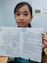 Luyện cho con khi hạ cỡ chữ - Hạ cỡ chữ cho học sinh kỳ 2 lớp 1 Hà Nội 